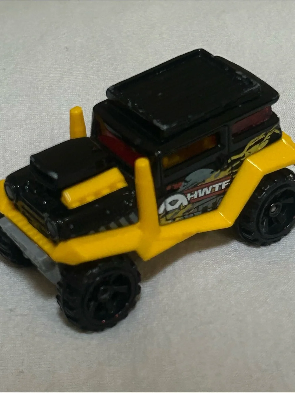❌SOLD❌Hot Wheels Bad Mudder 2 Black & Yellow HWTF 2014 Stunt Circuit